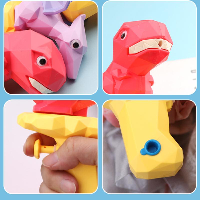 1Pc Cartoon Children's Water Gun Toys Dinosaur Plastic Water Gun Fighting Water Fight Summer Water Fighting Toys Small Water Gun