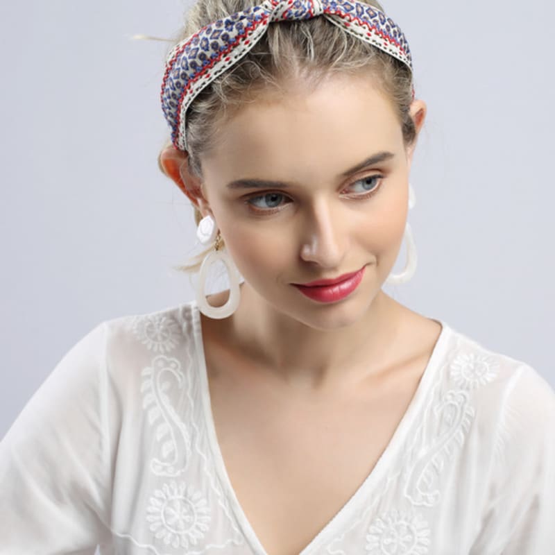 Широкая повязка на голову LALA Bandana - Слоновая кость