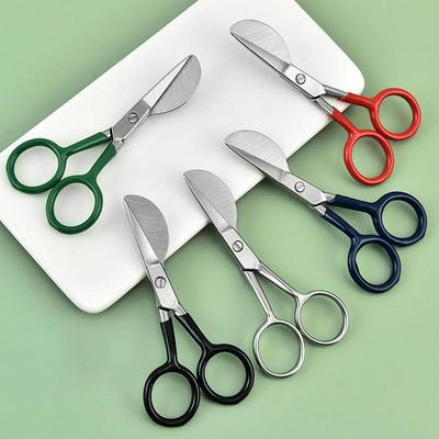 1 шт. Острые ножницы для стрижки ковров, острые ножницы-утиконосы для аппликаций, швейные вышивальные ножницы из нержавеющей стали, ножницы для резки