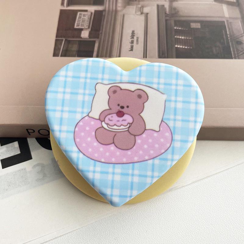 Мультяшный магнитный держатель Filin Heart Love для MagSafe с надежным захватом и выдвижной конструкцией-подушкой безопасности