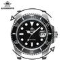 ADDIESDIVE NEW Luxury Men’s Quartz Watch 200M Diver Watch BGW9 Super Luminous Ceramic Bezel Stainless Steel Business Wristwatch