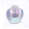 Eye-catching Sparkling Silver Pink Light-up Jazz Hat For Festivals And Holidays