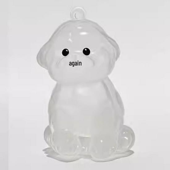 Милый мультяшный брелок-шарм для хранения шерсти собаки с помпоном