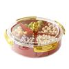 Fruit Plate Living Room Coffee Table Household Sealing Moisture-proof High-quality Fruit Plate Dried Fruit Plate New Year Snack Placement Plate