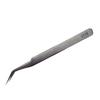 Stainless Steel Precision Tweezers with Curved Tips and a Curved Perfect for Handmade Tsumami Jaw, Crafts.