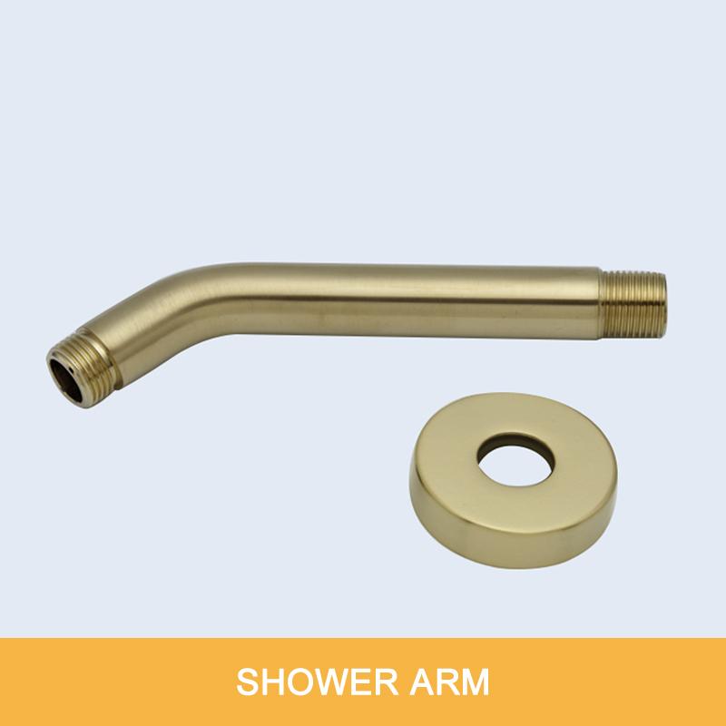 Душевая головка высокого давления из латуни с одной функцией Rainfall Top Rain Shower настенная душевая головка с распылителем Аксессуары для ванной комнаты