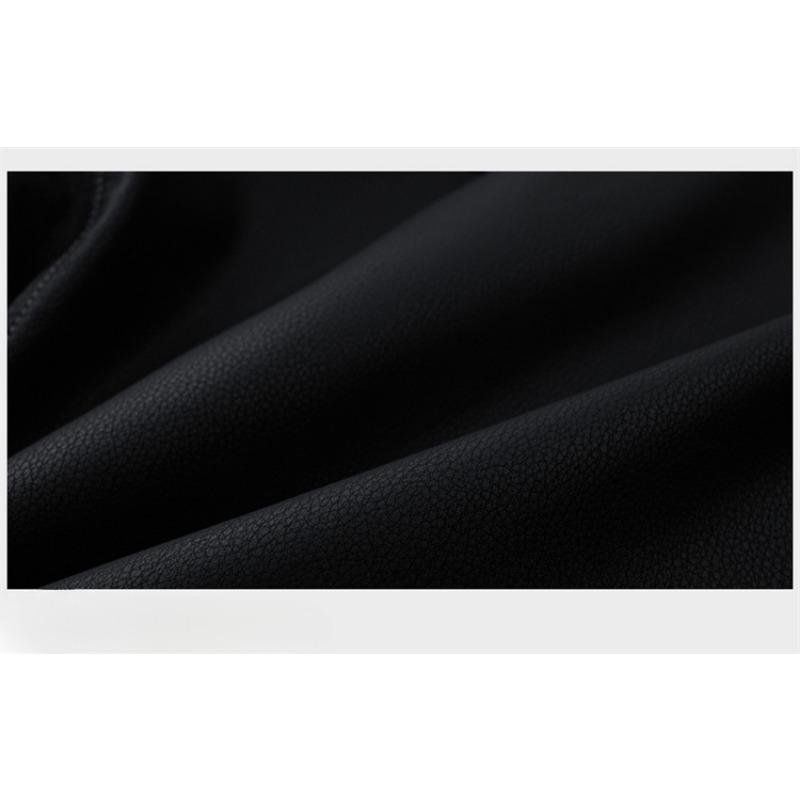 Пуховик из натуральной кожи, Мужская короткая приталенная куртка из овечьей шерсти с лацканами, зимняя кожаная куртка, модная