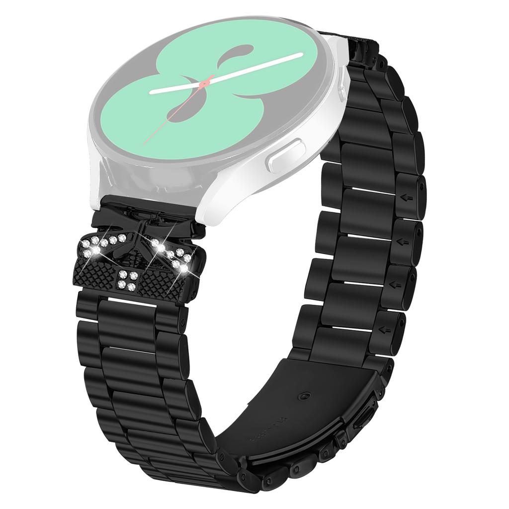 Replacement Strap for Gabb Watch 2 Butterfly Rhinestones Decor Metal Watch Band