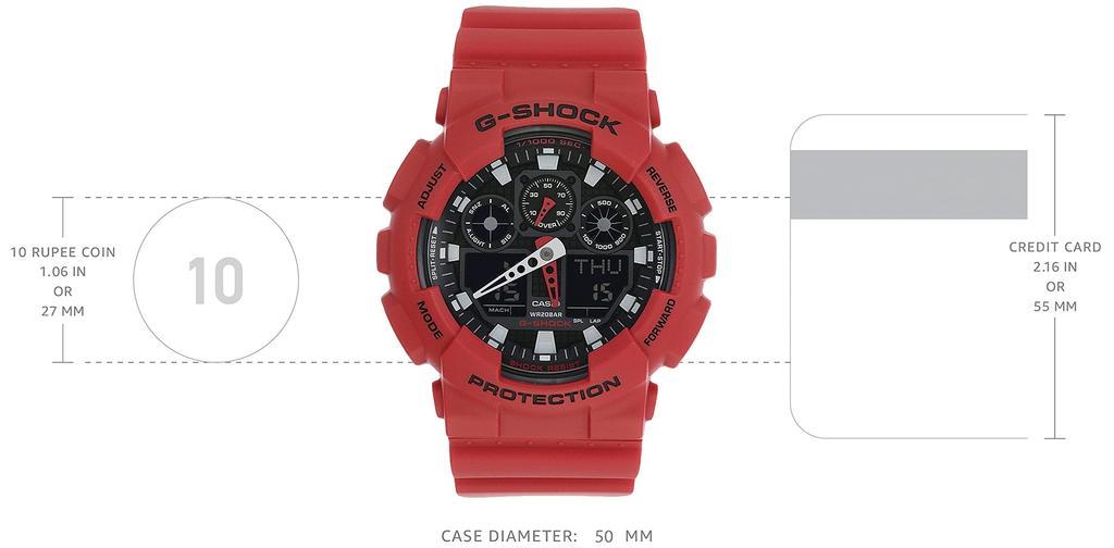Часы CASIO G-SHOCK GA-100B-4A мужские [Повторный импорт]