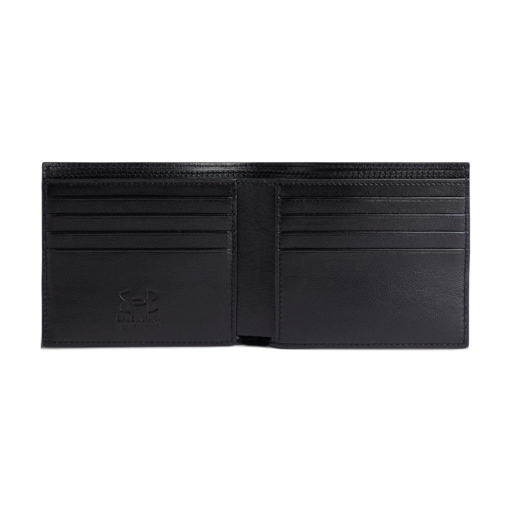 Balenciaga Logo Flap Wallet Men Wallet Black 8177172ABLN1000