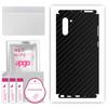 apgo Protective Skin Sticker for the Back+sides Compatible with Samsung Galaxy Note 10, Full Wrap Film, Foil, Vinyl - Pattern Carbon Black