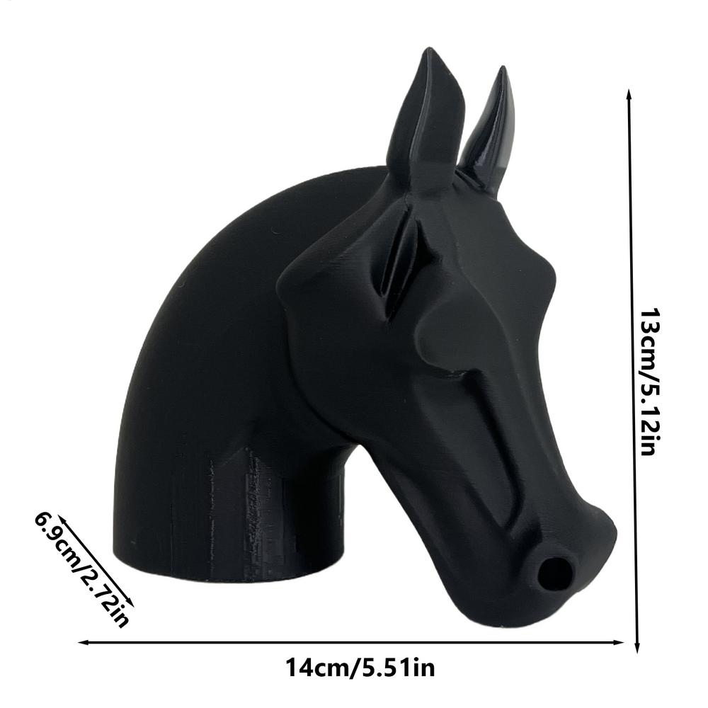 Funny Horse Head Cover Cap for Trailer Coupling Trailer Hitch Ball Cover Prevent Receiver Tube From Rusting