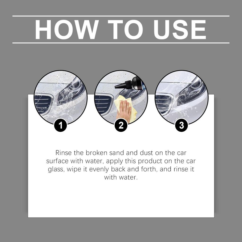Очиститель масляной пленки автомобиля, средство для очистки автомобильных стекол от дождя и тумана, очиститель автомобильных стекол 100 мл
