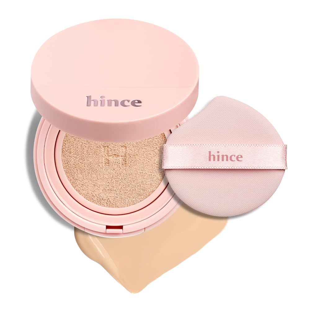 Hince Cover Master Розовый Кушон 21 Чистый Айвори Покрытие Жирная Кожа Комбинированная Стойкий Корейская Косметика