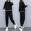 2023 Korean Style Loose Fit Slimming Fashion Women's Two-Piece Set with Casual Small Leg Pants