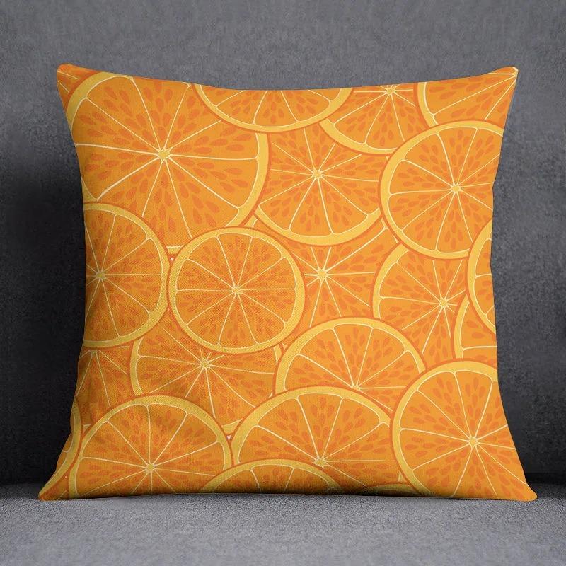 Летний фруктовый узор наволочка для украшения автомобиля офис гостиная диван дома наволочка