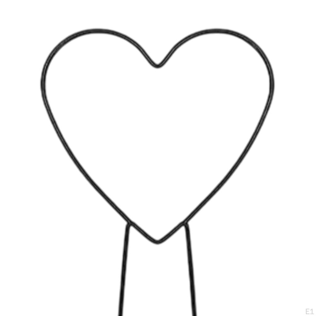 3x Plant Support Stakes,Garden Trellis Easy to Use,Effectively Ornament Black for Hydrangea Tomato