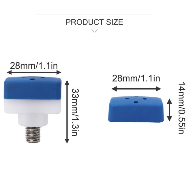 Сменная насадка для выравнивающего молотка  3 варианта твердости  8 мм  Резьба Подходит для ручки для ремонта вмятин  Тонкие поверхности  Финишная обработка