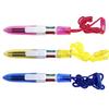 Шариковых ручек с безопасностью, включая смесь трех пастельных и полупрозрачный корпус с выдвижным механизмом. Включает безопасность. Включает подарок.