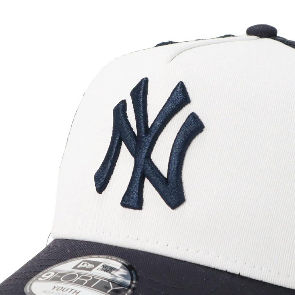 Детская кепка New Era с сеткой Youth MLB Хлопок NY YOUTH YTH 940AFTR NEYYAN СЕТКА NVY 14392018 NER36K3908 9FORTYA-Frame Белый/Темно-синий 52-56см