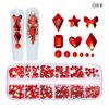 12 Grids/Box Crystal Nail Art Rhinestones Glass SS4-SS16 Shiny Flatback Diamond Gems DIY Nail Supplies Accessoires Ongles