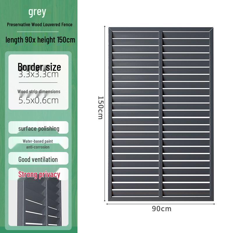 Outdoor Wooden Fence Lattice: Anti-Corrosion Courtyard Rail, Balcony Decor, Climbing Trellis Screen Partition.