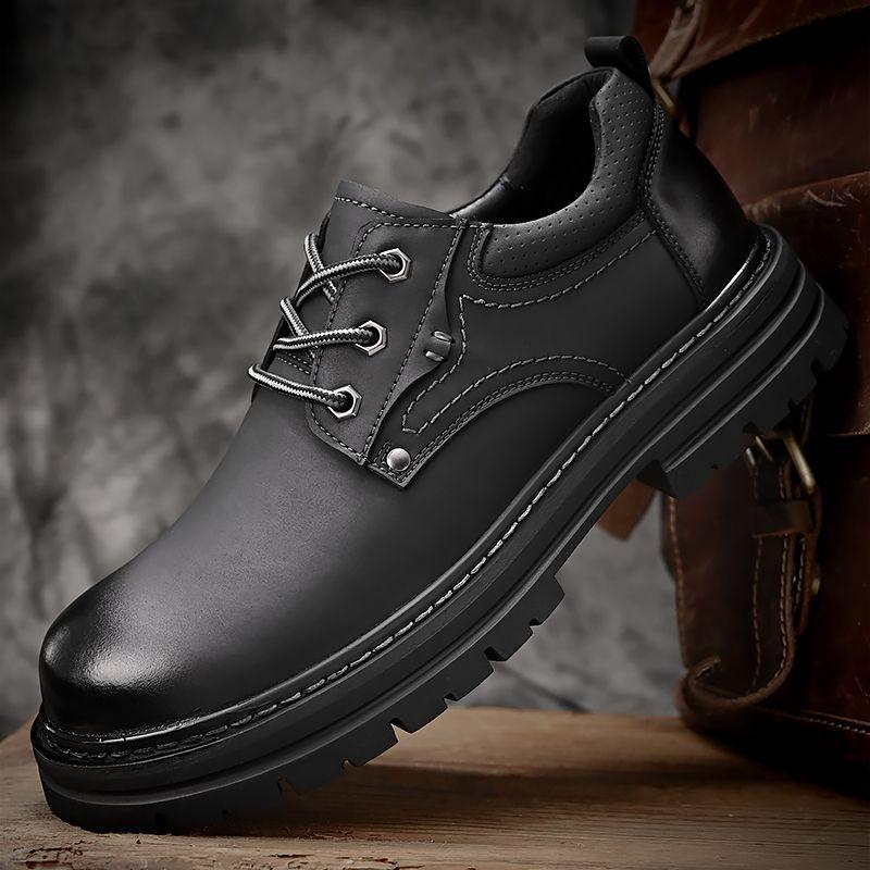 Кожаные ботинки martin Мужские низкие рабочие ботинки