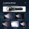 Most Powerful 500W Flashlight Ultra Bright Long Shot Torch Rechargeable LED Zoom Flashlight Outdoor Emergency Camping Torch