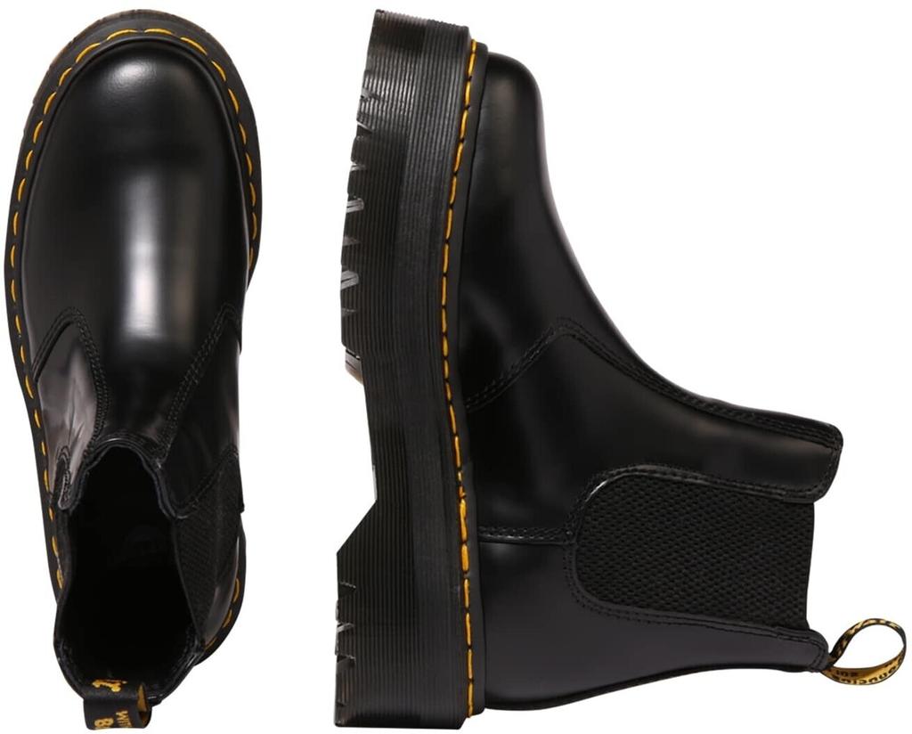 Dr. Boots. Martens 2976 Plateau Black Polished Smooth