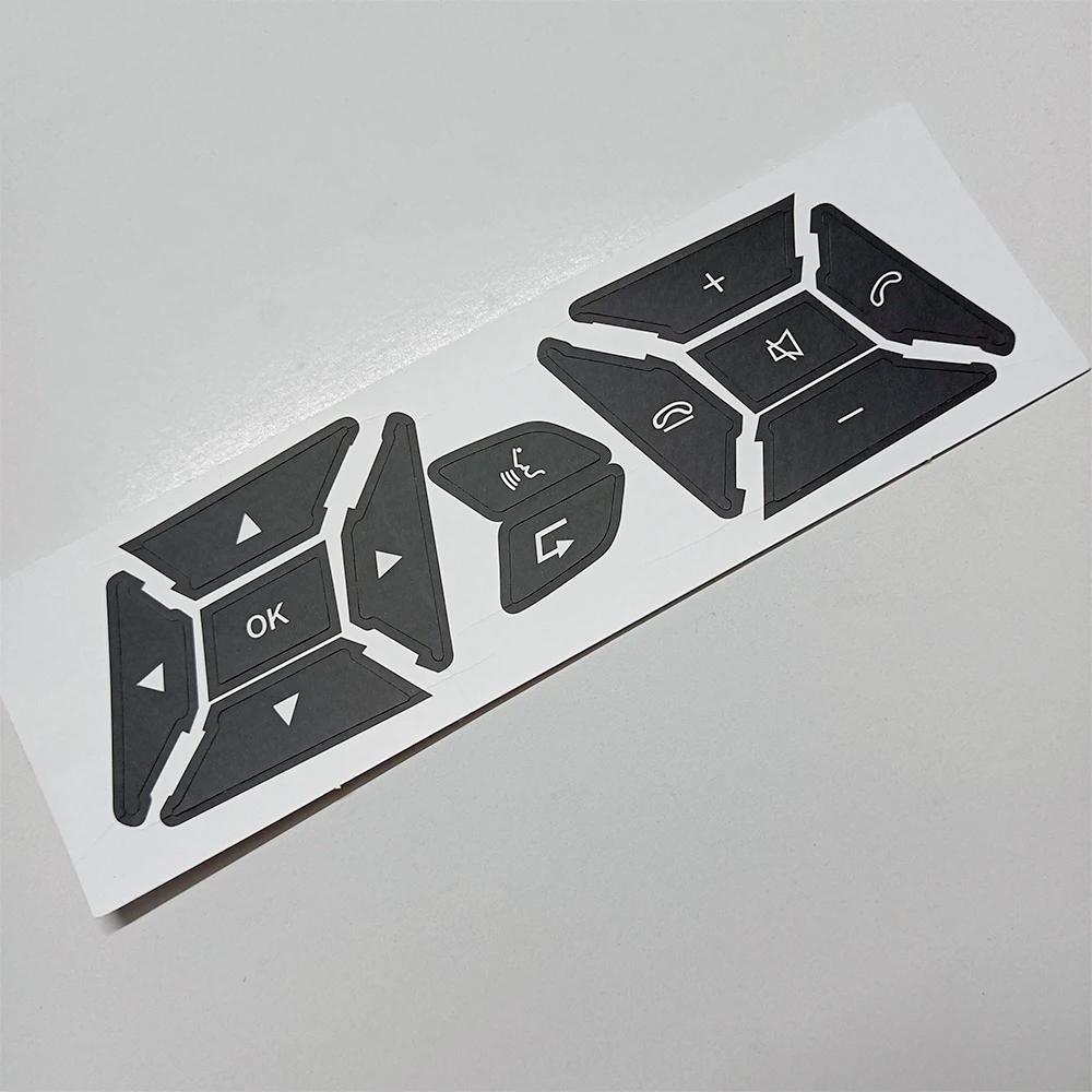 For Mercedes Benz E Class W212 W207 A207 E200 E220 E250 E300 E350 Car Steering Wheel Button Repair Sticker Decal