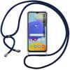 Lanyard Case for Samsung Galaxy M23 5G Shockproof Silicone Transparent + Navy Blue Lanyard
