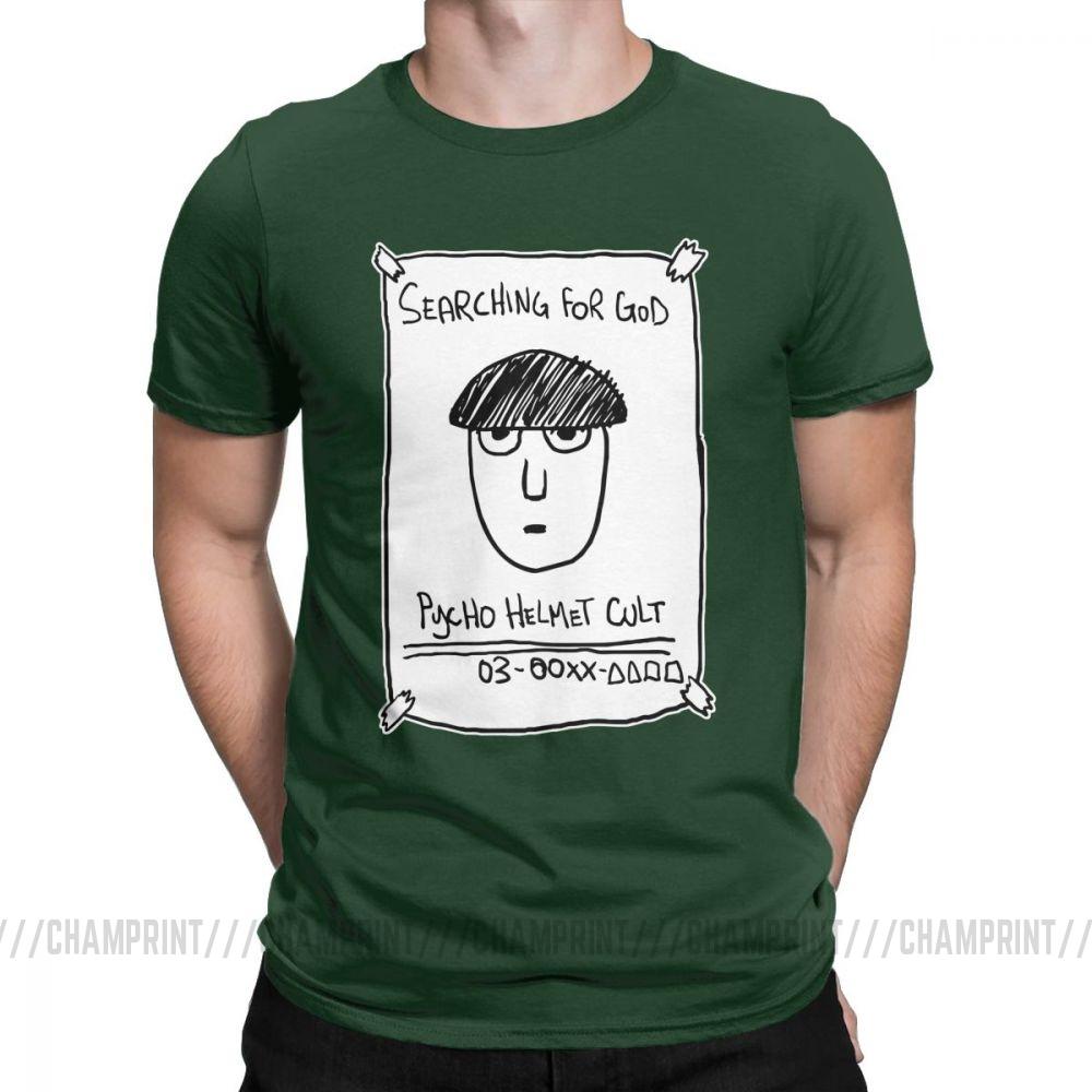 Fashion Mob Psycho 100 Where Is He T Shirt For Men Round Neck 100 Cotton