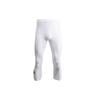 Li Ning Cba Series обтягивающие тренировочные брюки три четверти для фитнеса мужские низы белые AUQR011-2