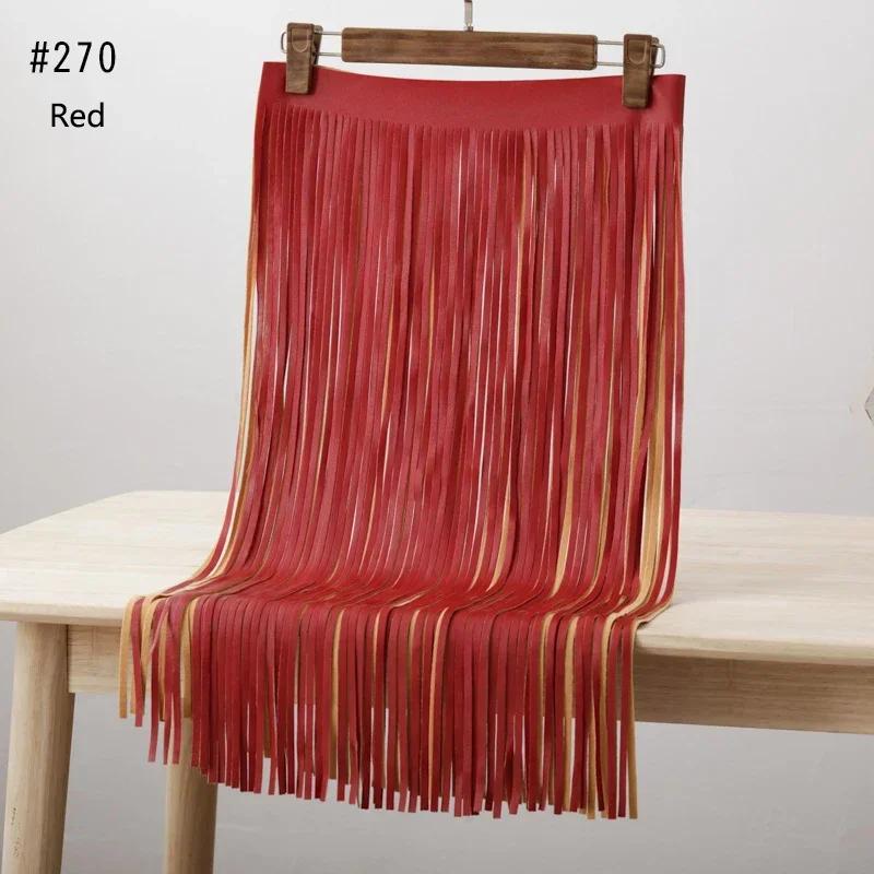 Meetee 55/70 см Очень Длинная Кожаная Бахрома Кисточками Декор для Платья Куртки Кружевная Отделка Кайма Бахрома DIY Швейные Аксессуары для Одежды