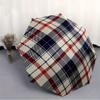 1pc Tartan Pattern Automatic Folding Umbrella - Portable Foldable Design with 8 Ribs, Durable Plastic & Iron Frame, Casual Outdoor Accessory