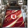 Middlesbrough FC Soccer Football Pattern Soft Area Rug Non Slip Indoor Floor Carpet Sports Decor Mat for Bedroom