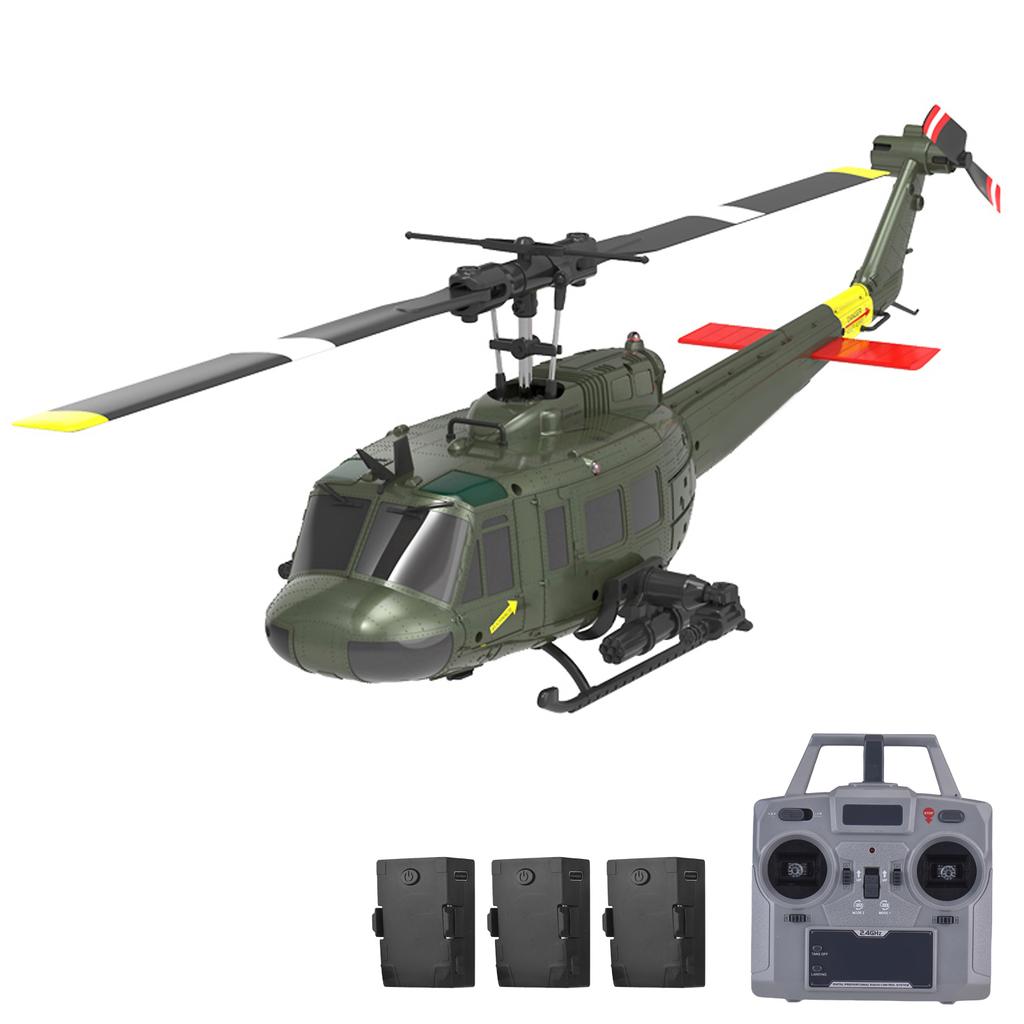 Радиоуправляемый вертолет 2,4 ГГц, 6 каналов, Армейские игрушки-самолеты, Одновинтовой безавтоматный вертолет с дистанционным управлением, Бесколлекторный двигатель, 6