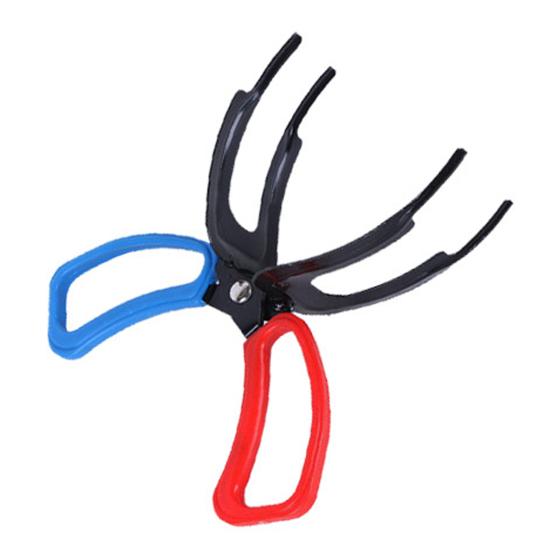 Metal Fish Gripper 2/3 Claws Anti-slip Handle Multifunction Fishing Pliers Grabber Fish Control Clamp Tong Fishing Accessories