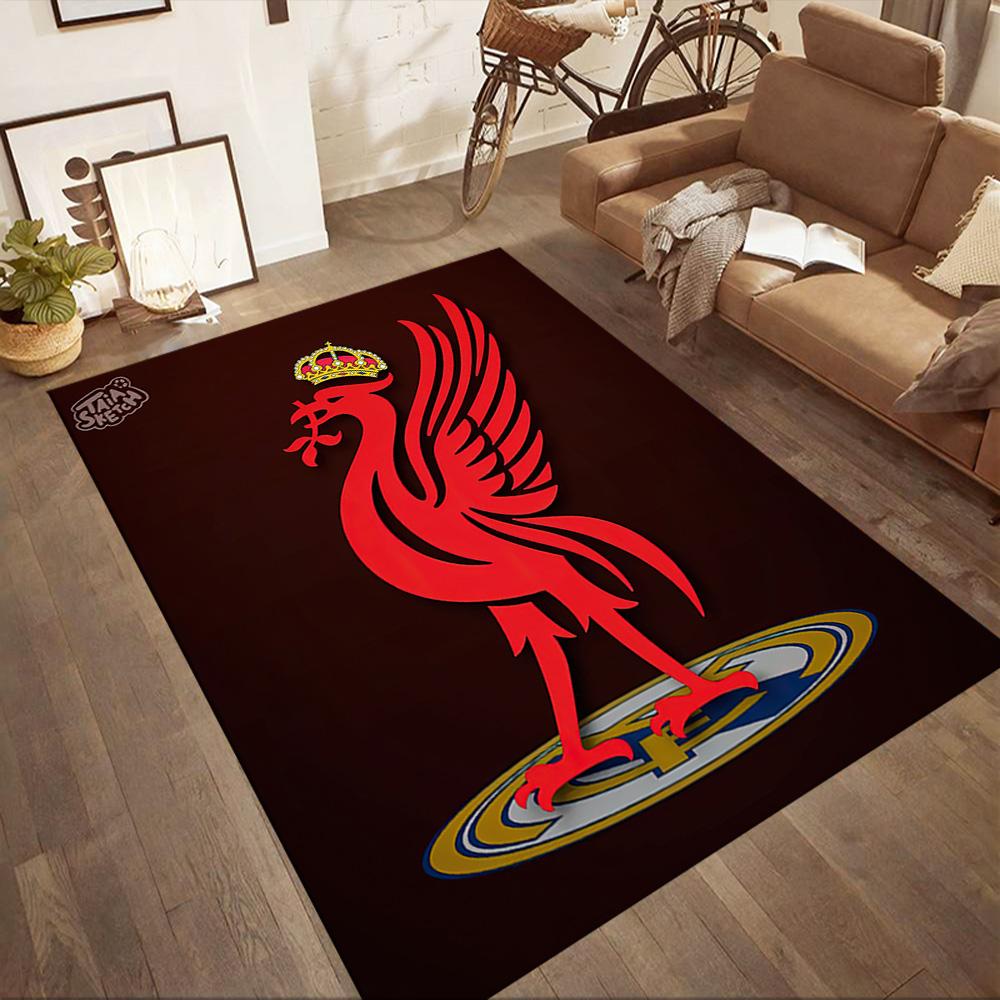 Liverpool Football Club Floor Rug Office Rug Design For Dormitory Hallway Outdoor Game Room Antislip Rug Office Home Decor