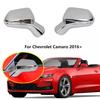 2 шт. Для Chevy Camaro SS RS ZL1 LT 2016- АБС Хром Накладка на зеркало Заднего вида Боковое крыло Автомобиль Наклейка Колпачок Отделка Внешние аксессуары