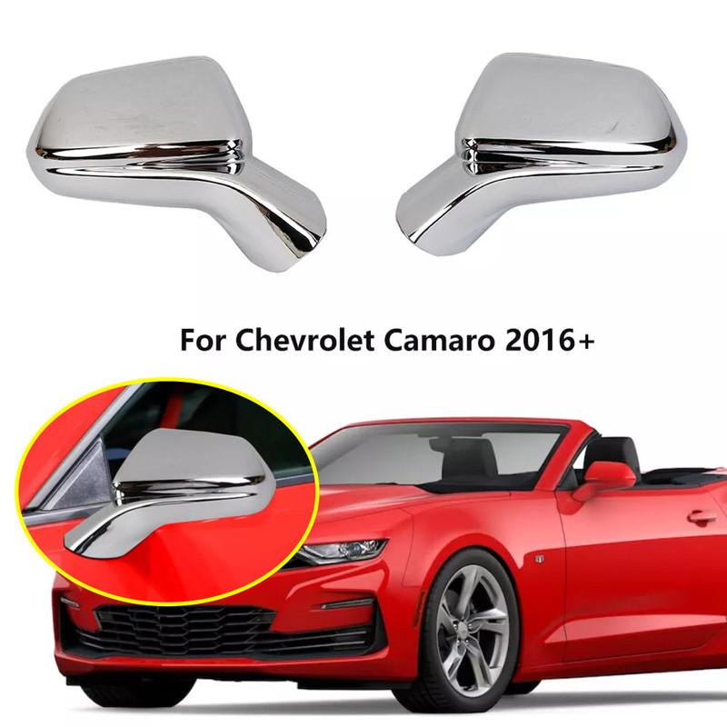 2 шт. Для Chevy Camaro SS RS ZL1 LT 2016- АБС Хром Накладка на зеркало Заднего вида Боковое крыло Автомобиль Наклейка Колпачок Отделка Внешние аксессуары