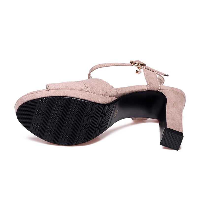 Женские летние сандалии на платформе: Высокие, толстые каблуки - Артикул 520-6 (9 см) / 526-2 (7 см)