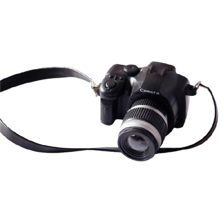 Миниатюрные реквизиты для камеры Реалистичная модель DSLR-камеры Фигурка Аксессуары для кукольного домика Реквизит для фотографии Декор детской комнаты
