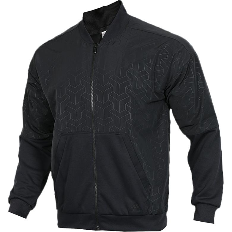 adidas Куртки Мужские Черный Воротник-стойка Умеренный Другое CW3598