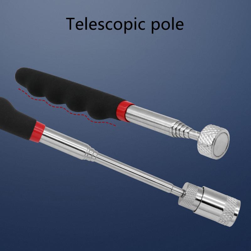 Телескопическая магнитная ручка Портативный металлообрабатывающий удобный инструмент Магнитная емкость для подбора гаек и болтов Регулируемый стержень для подбора