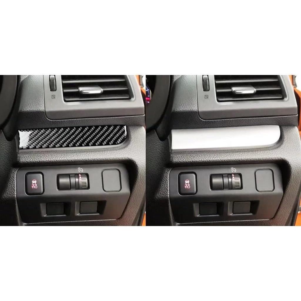 Carbon Fiber Car Interior Accessories Central Control Dashboard Cover Trim for Subaru Impreza 2012-2016,for Subaru XV Crosstrek 2013-2017 (Right