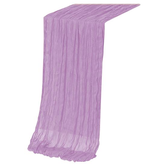 Дорожка для стола на День благодарения, марлевая, в стиле бохо, плиссированная, однотонная, устойчивая к пятнам, многоразовая, для защиты стола, украшение, дорожка для банкета, выпускного вечера