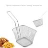 Корзина для жарки картофеля фри, Сетка для закусок и жареной курицы, Масляный фильтр, Мини-корзина для западного ресторана.