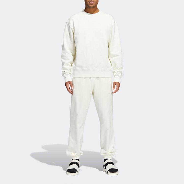 Adidas Originals Sweatshirts Unisex White Crew Neck Moderate Regular HF9944