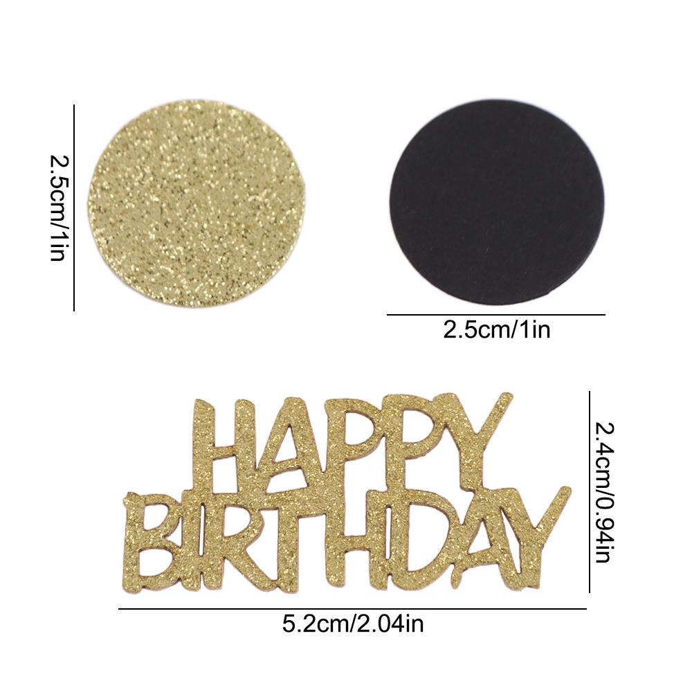 100 шт. блестящие золотые круглые точки конфетти бумага для украшения вечеринки принадлежности для украшения стола